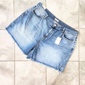 F21 NEW Distressed Stretchy 90s Y2K Jean Shorts, 16 NWT